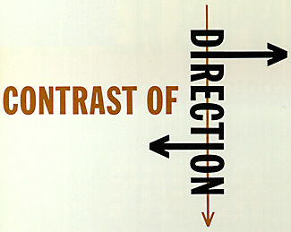 "Contrast of direction" with "direction" turned vertically