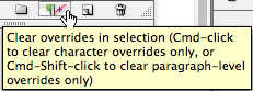 remove paragraph overrides