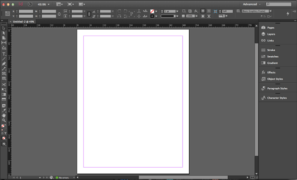 InDesign CC UI