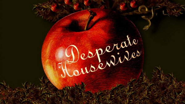 Desperate Housewives poster with Linoscript typeface