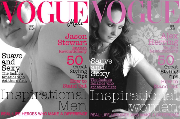 Vogue covers with ITC American Typewriter headlines