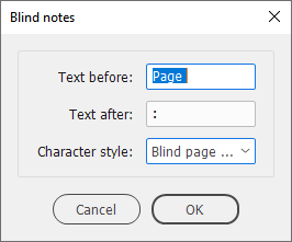 Before running the blind endnotes script