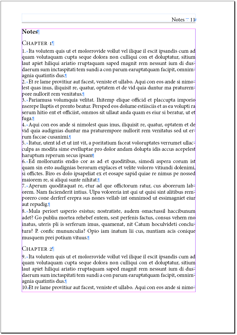 Endnotes generated