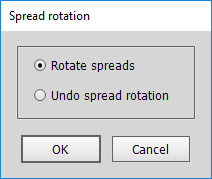 Rotate all spreads: script interface.
