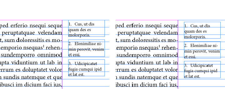 stack margin notes