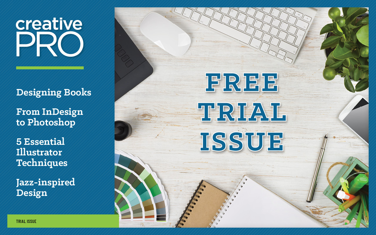 CreativePro Magazine Trial Issue cover