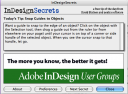 InDesignSecrets Plug-in Dialog Box