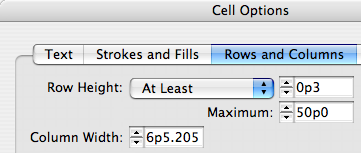 Hidden Limits of Table Cell Heights CreativePro Network