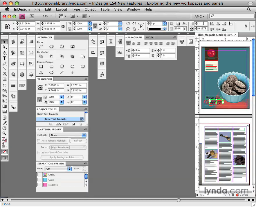 adobe indesign cs4 features