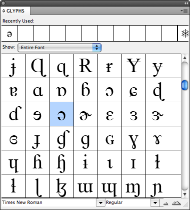 how to get greek letters in indesign