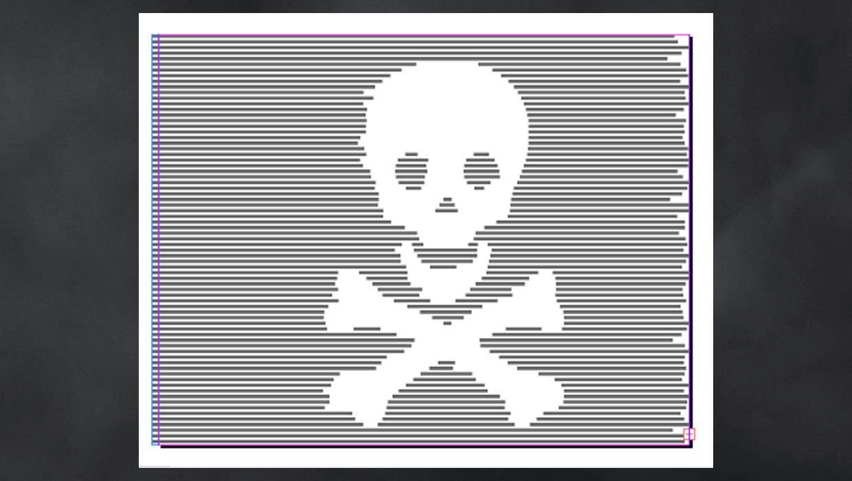 InDesign ghost frames