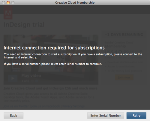 indesign cs6 trial