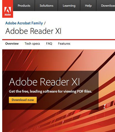 adobe reader xi max download