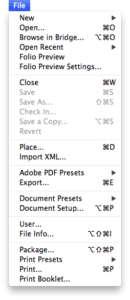 indesign cc 2015 disable auto save