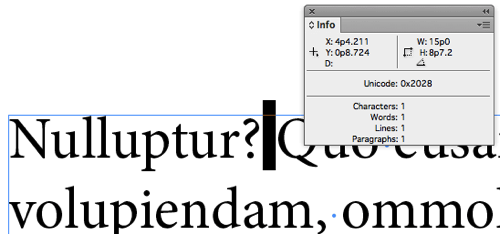 What Is That Mysterious Space Character In InDesign CreativePro Network