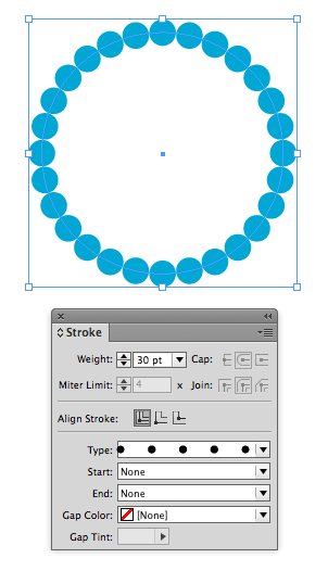 Make a Round Scalloped Edge Circle in Illustrator 