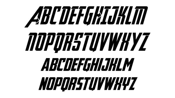 avengers font adobe fonts