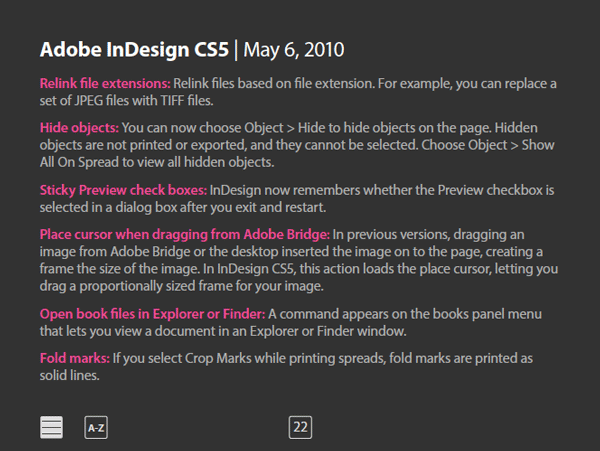 InDesign New Features PDF