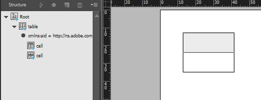 Figure 3: A simple table generated from XML