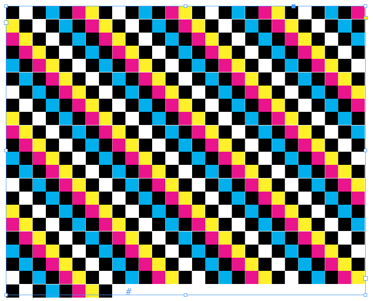 Colored Checkered Design