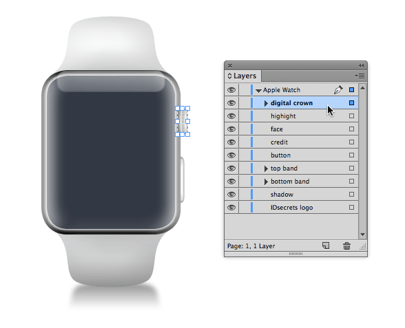 Apple Watch layers