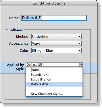 Redesigned Conditional Text Panel