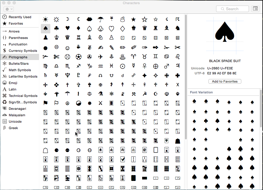 glyphs font free
