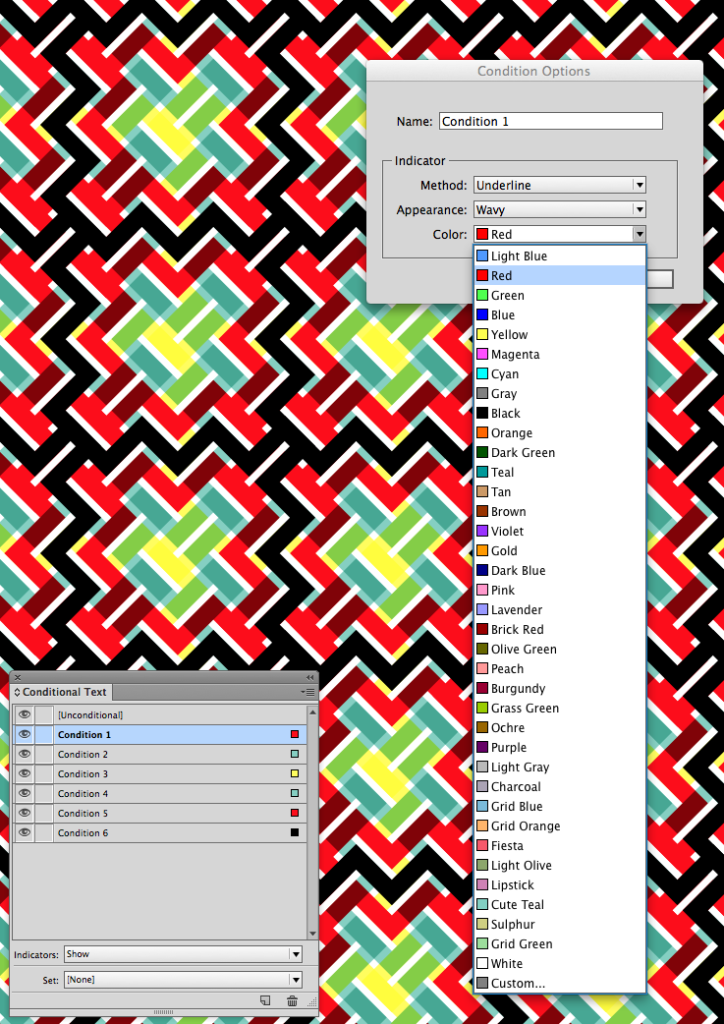 Making Patterns with Conditional Text | CreativePro Network