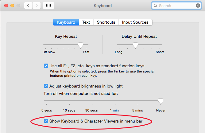 Use the Glyphs panel to insert glyphs and special characters in