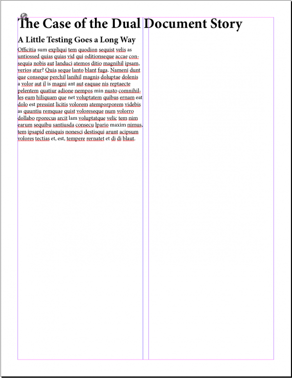 Sharing Stories Between Multiple InDesign Documents