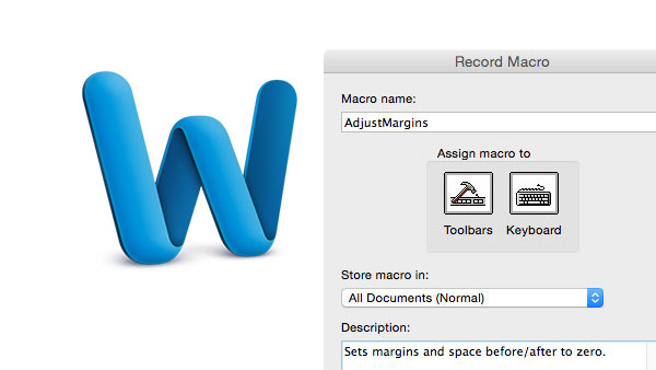 os x word macros