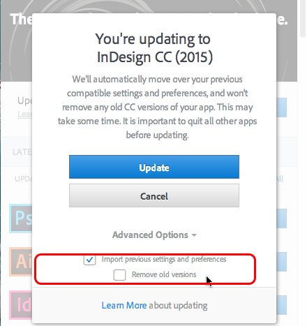 minimum requirements for adobe indesign mac