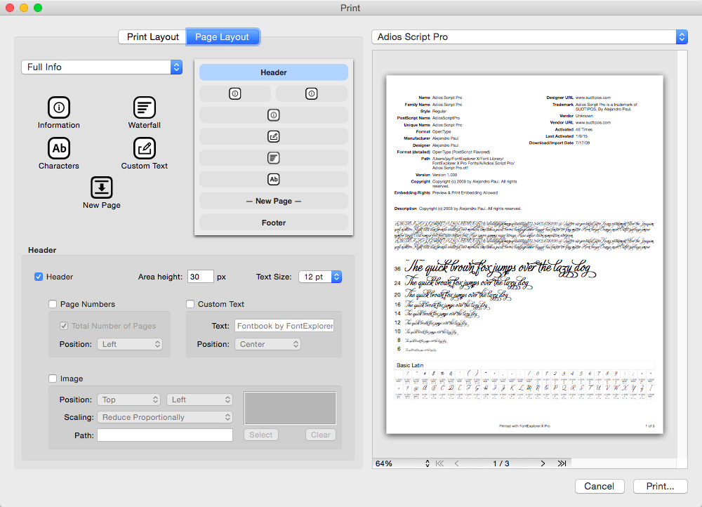 font explorer 6