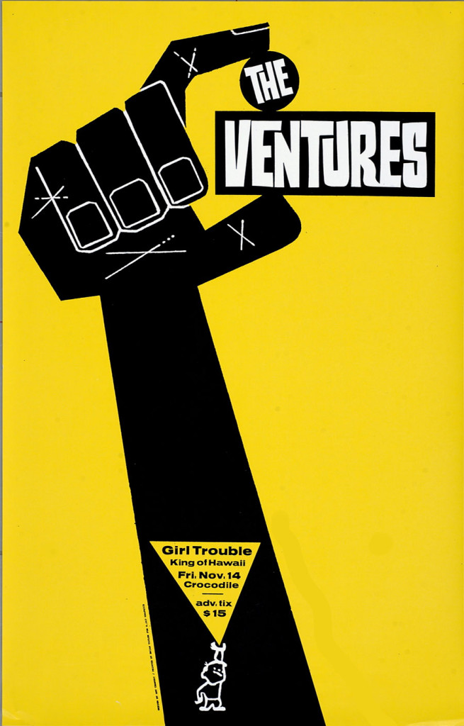 The Ventures concert poster