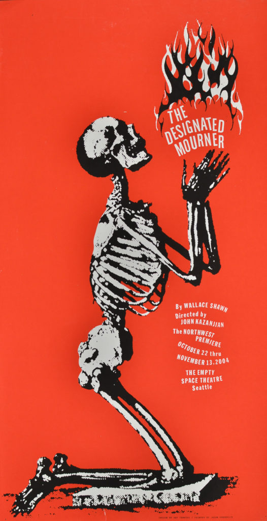 The Designated Mourner theater poster