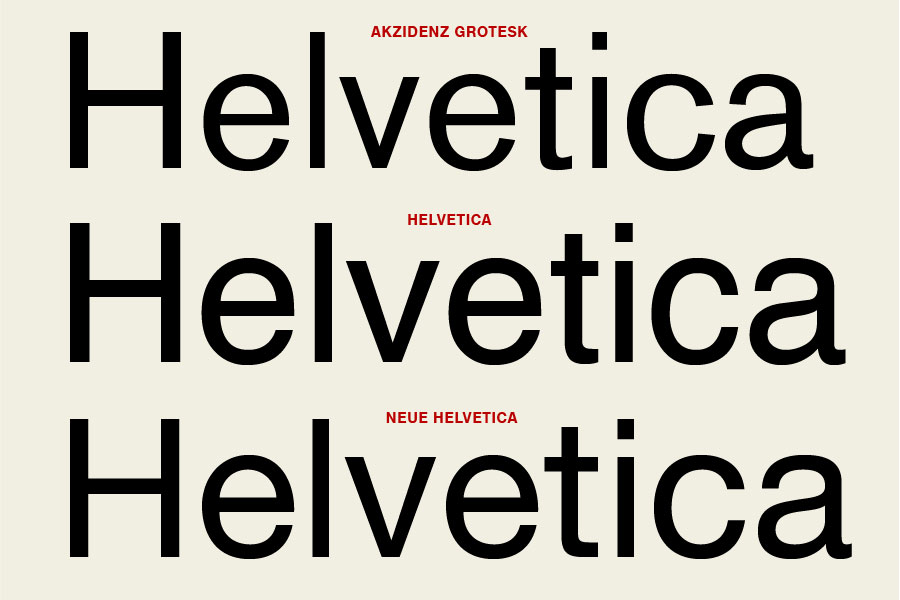 A visual history of Helvetica.