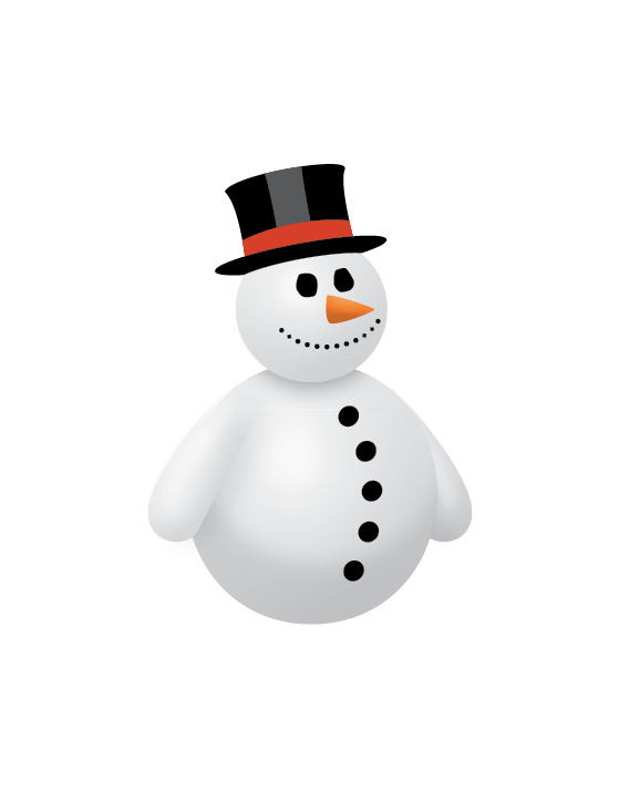 InDesign snowman step 9