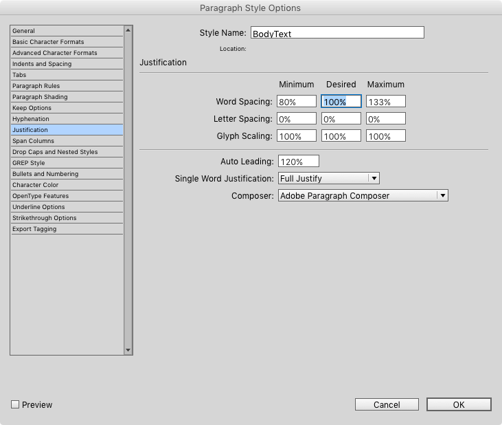 how to set spacing between words in word