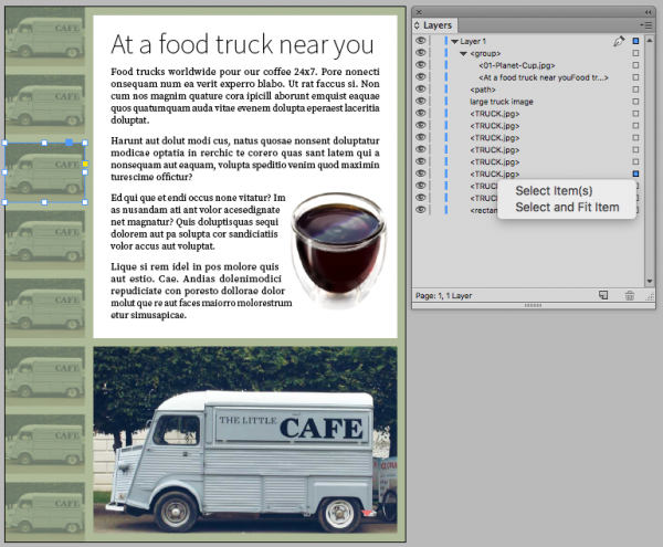 Tips for Selecting Objects Using the Layers Panel