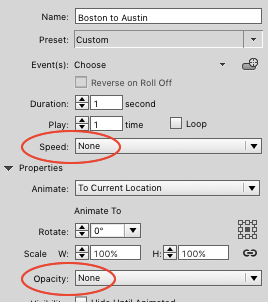 no speed no opacity settings