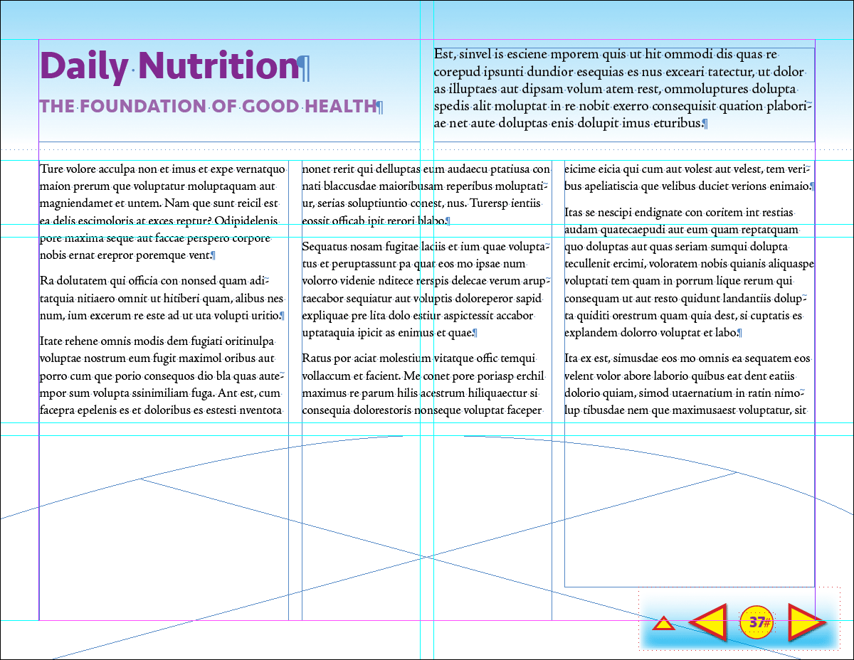 Figure 1: This newsletter story needs a graphic to go in the placeholder frame at the bottom of the page.