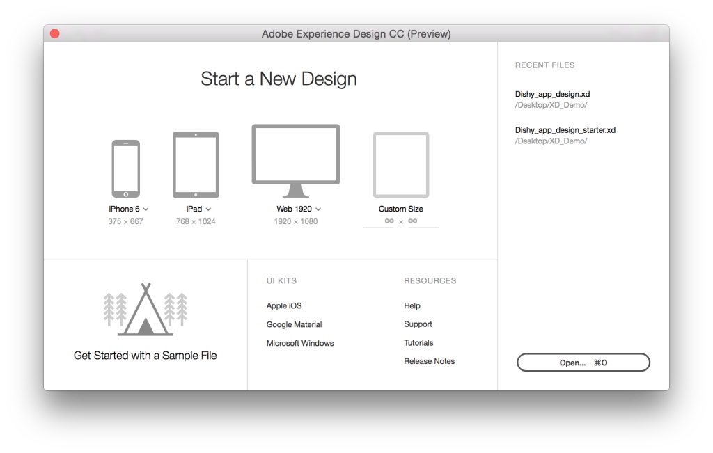 AdobeXD_Start