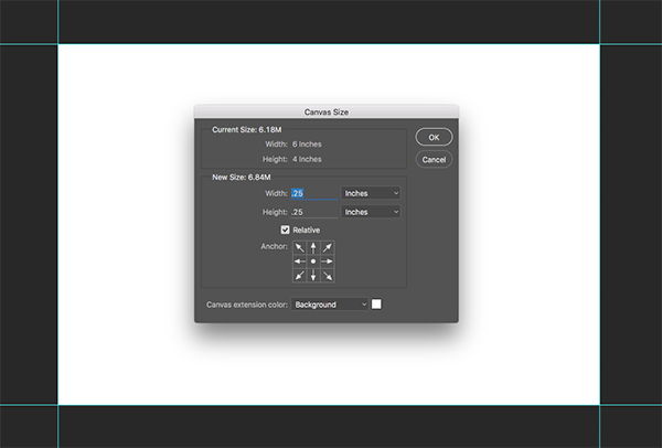 crop the same size for photoshop mac