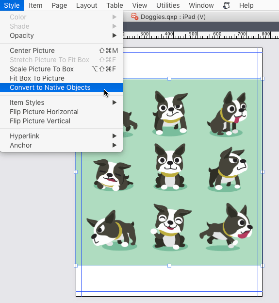 quarkxpress-2016-convert-to-native-item-illustrator