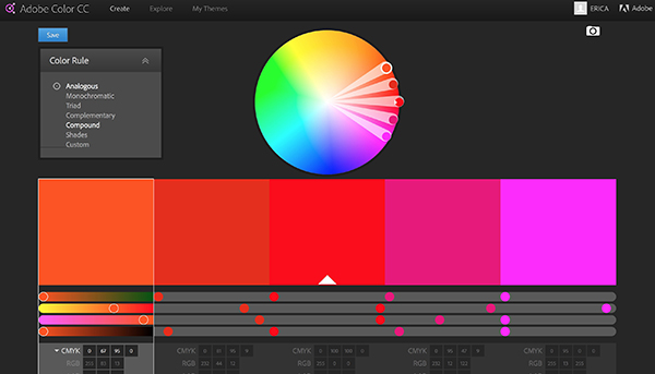 Color theme  Adobe Color
