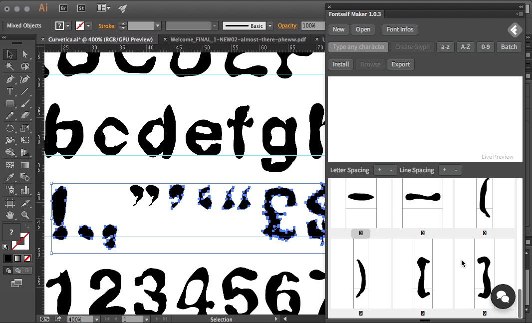 fontself maker illustrator download