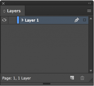 indesign layers panel