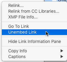 indesign secrets contest absent artwork solution unembed link