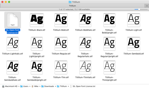 Figure 6: There’s important stuff in those text files that accompany your fonts. Read ‘em or weep. 