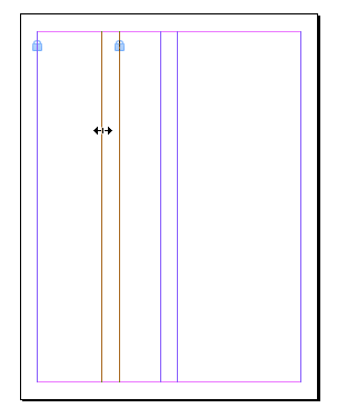 InDesign dragging column guide